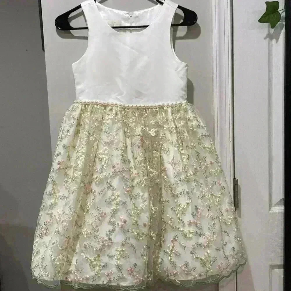 American Princess Girls floral Party Dress Size 10